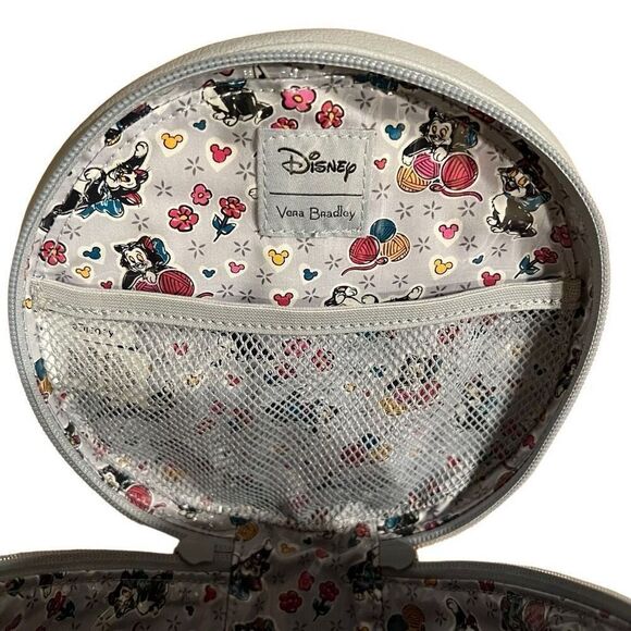 NWT Vera Bradley Bag Whimsy Cosmetic In Disney Mickey Mouse Piccadilly Paisley - Picture 10 of 15